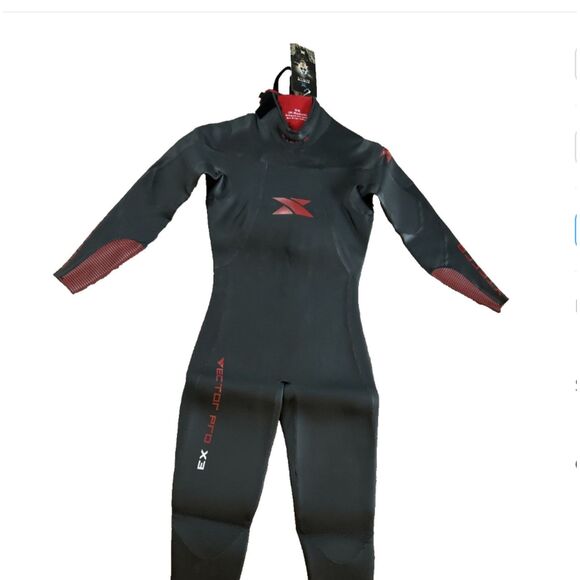 XTERRA Wetsuit Women’s Black Vector Pro X3 Swim Open Water Flexible Triathlon M - Picture 16 of 16